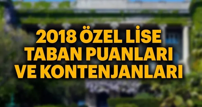 Ozel Okullarin Taban Puani Dustu Son Dakika Guncel Haberler