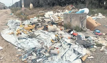 Buca açık hava çöplüğüne döndü