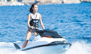 ‘Burçin Hatun’dan jet ski şov
