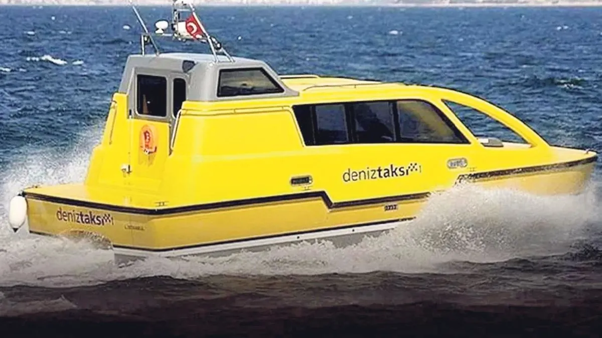 Deniz taksi için ihale var para yok Deniz taksi için ihale var para yok