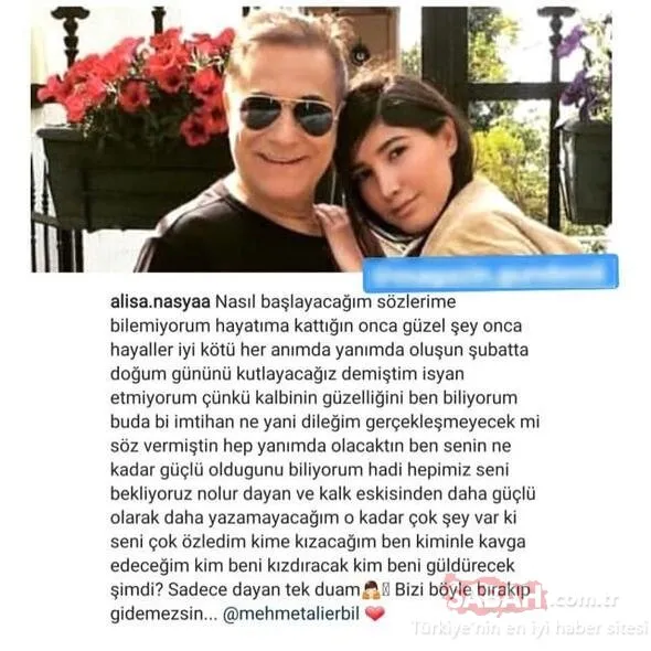 Mehmet Ali Erbil’in 40 yaş küçük sevgilisi Alisa Nasya Deniz’den evlilik açıklaması! Mehmet Ali Erbil’in sevgilisi ilk kez konuştu...