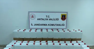 Antalya’da 500 litre etil alkol ele geçirildi #antalya