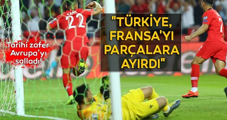 Türkiye - Fransa maçı Avrupa'da böyle yankılandı