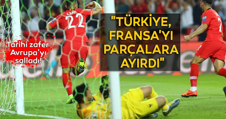 Türkiye - Fransa maçı Avrupa'da böyle yankılandı
