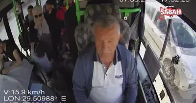 Kahraman otobüs şoförü fenalaşan kadını hastaneye böyle yetiştirdi | Video