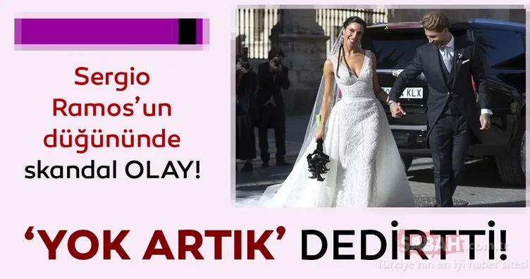 Son dakika haberi: Sergio Ramos - Pilar Rubio düğününde skandal olay! Çırılçıplak…
