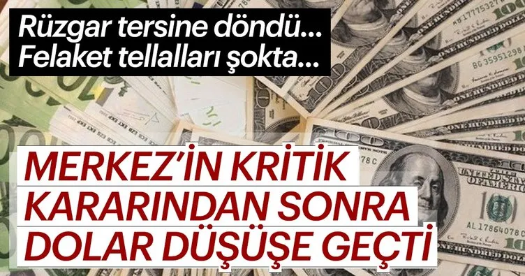 Merkez Bankası'nın açıklamasından sonra dolar ve euro düştü!