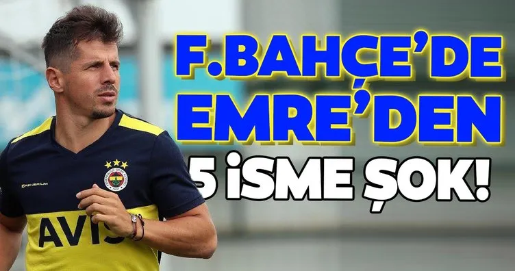 Transferde son dakika: Fenerbahçe’de Emre Belözoğlu’dan 5 isme şok!
