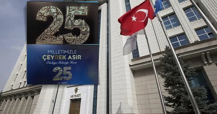 AK Parti’den 25. yıla özel logo çalışması! Çeyrek asırlık yolculuk, çağ atlatan projeler...