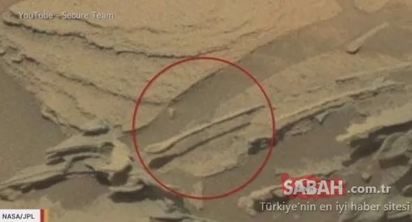 Mars'tan gelen fotoğraf kan dondurdu! NASA herhangi bir açıklama yapmadı