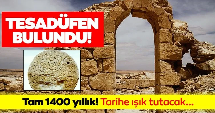 Tesadüfen bulundu! İsrail’de bulunan 1400 yıllık taş tarihe ışık tuttu