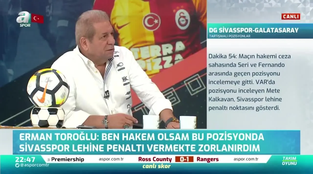 Erman Toroglu Sivasspor Un Kazandigi Penaltiyi Yorumladi Videosunu Izle Son Dakika Haberleri