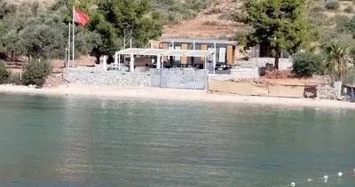 Sahile duvar örüp, denizi parsellemişler #mugla