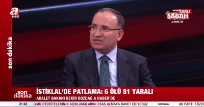 SON DAKİKA | Bakan Bozdağ’dan İstiklal’deki saldırıya ilişkin önemli bilgi: Bir kadın 40 dakika bankta oturmuş | Video