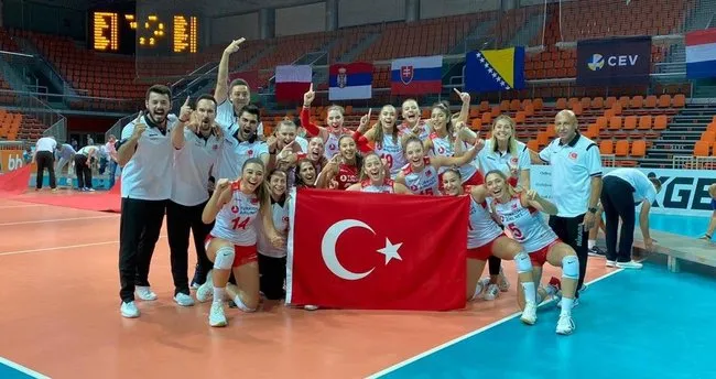 Türkiye 19 Yaş Altı Kız Voleybol Milli Takımımız Avrupa şampiyonu!