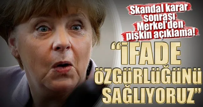 Merkel’den pişkin açıklama!