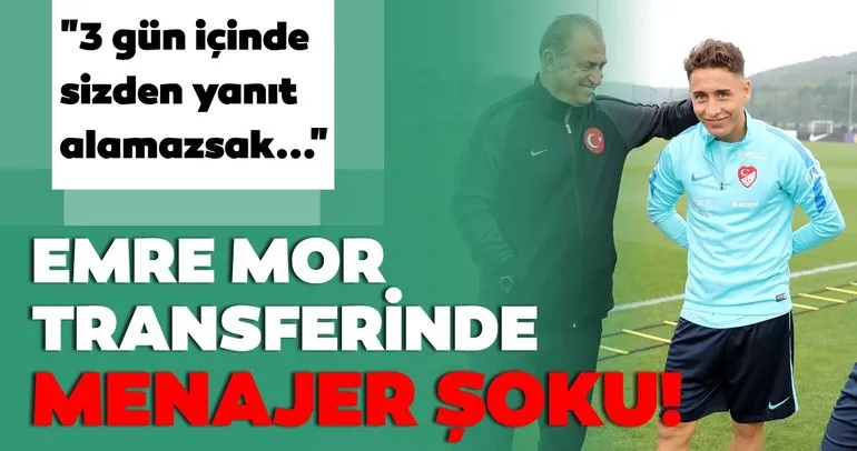 Son dakika Galatasaray transfer haberleri! Emre Mor transferinde menajer şoku!