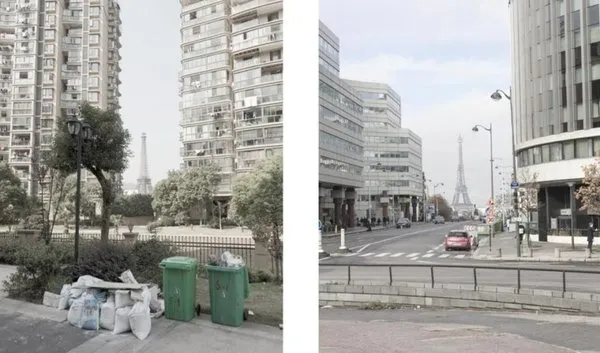 Çin, Paris'i birebir kopyaladı