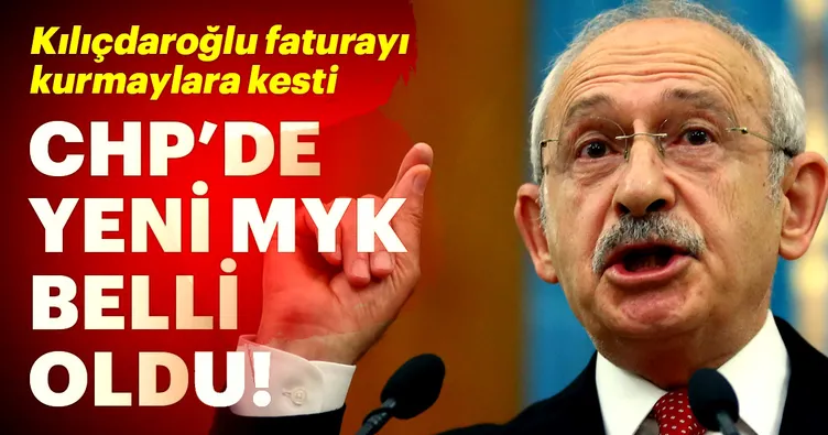 Son Dakika: CHP’de yeni MYK açıklandı