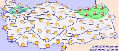 Meteoroloji’den son dakika hava durumu raporu! O illerde kuvvetli sağanak yağış uyarısı! Sel, su baskını, yıldırım…