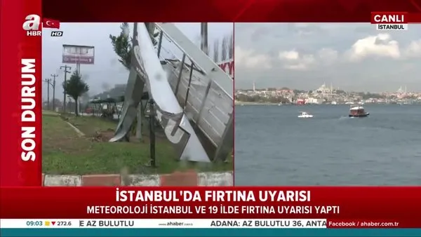 Son dakika haber: İstanbul İçin Fırtına Uyarısı!
