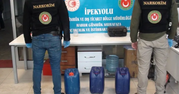 Peynir bidonundan metamfetamin çıktı