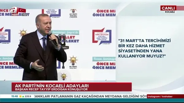 Başkan Erdoğan açıkladı! İşte Kocaeli belediye başkan adayları!