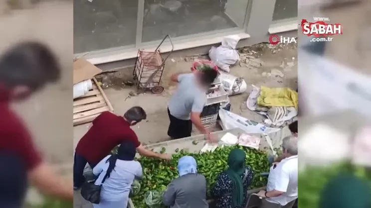 Pazarcının tartı hilesi pes dedirtti | Video