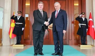Yıldırım Makedonya Cumhurbaşkanı’yla görüştü