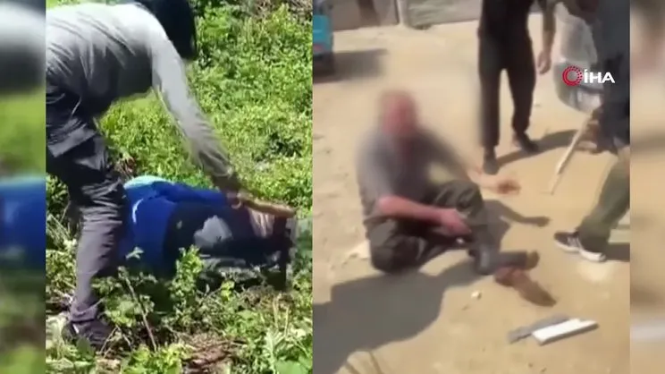 Adana'da daha önce iki genci öldüresiye darp eden şahsın yaşlı bir adama da işkence ettiği görüntüler ortaya çıktı! | Video