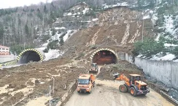 Bolu Dağı Tüneli heyelandan kapandı