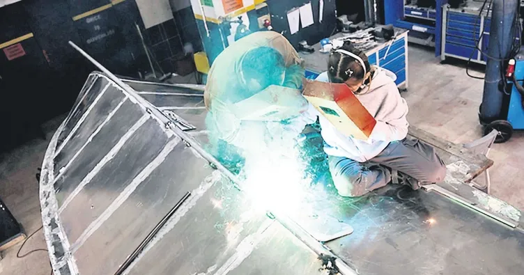 Meslek lisesinden yeşil deniz hamlesi