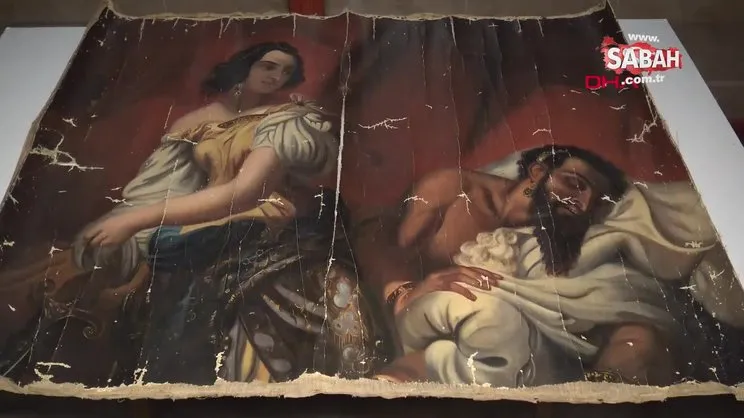 Operasyonda ele geçirilen 140 yıllık Yahya Peygamber tablosu, orijinal çıktı | Video