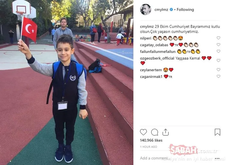 Ünlü isimlerin Instagram paylaşımları 29.10.2018