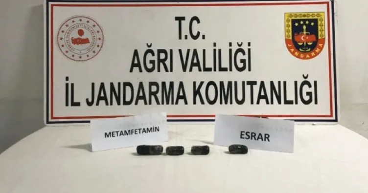 Ağrı’da makatına sakladığı uyuşturucuyla yakalandı