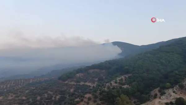 Kazdağları’ndaki orman yangın söndürme çalışmaları devam ediyor