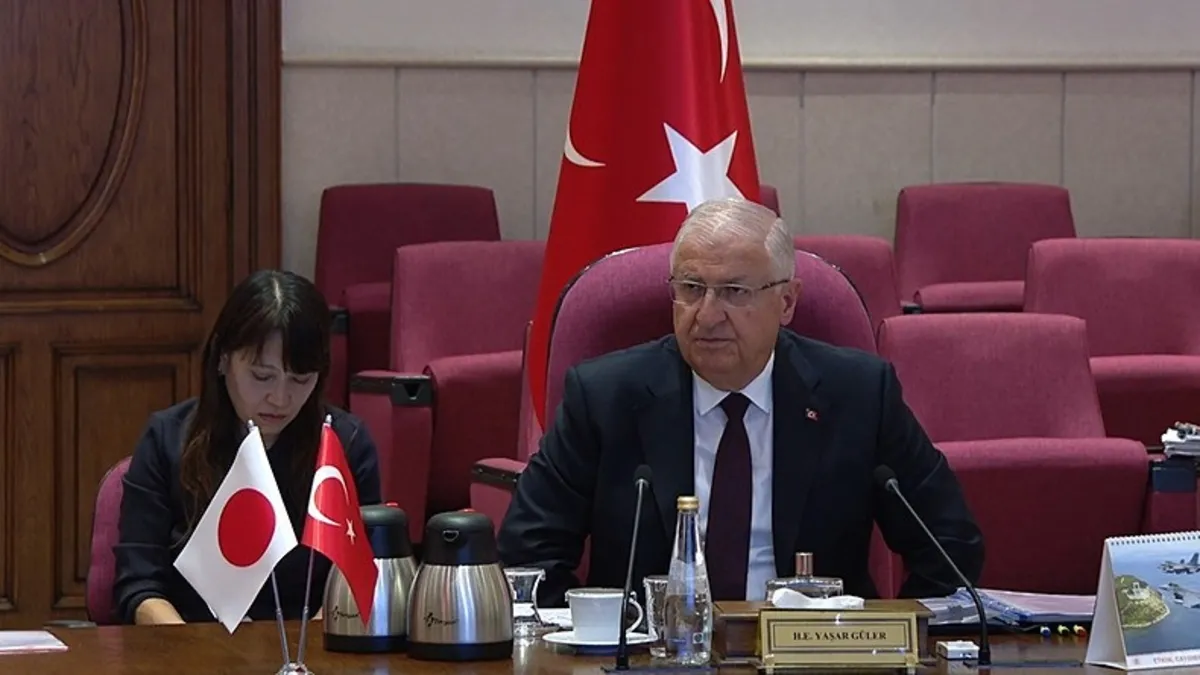 Milli Savunma Bakanı Güler Japon mevkidaşı Nakatani ile görüşmesinde konuştu Milli Savunma Bakanı Güler Japon mevkidaşı Nakatani ile görüşmesinde konuştu