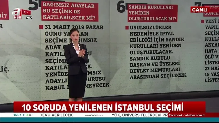 On soruda yenilenecek olan İstanbul seçimi