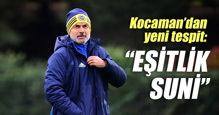 Eşitlik suni!