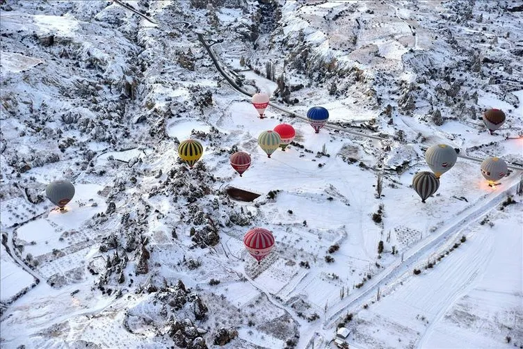 Kapadokya’da eksi 16 derecede balon keyfi