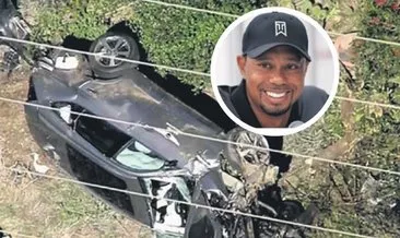 Tiger Woods’un aracı takla attı