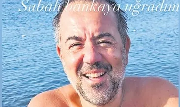 Tatilde deniz keyfi yaptı