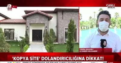 Antalya’da villa kiralamak isteyen tatilcilere ’kopya site’ şoku | Video