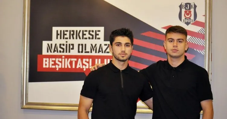 Beşiktaş, Abdülmecid Dönmez ve Şahin Kalınsazlıoğlu ile profesyonel sözleşme imzaladı