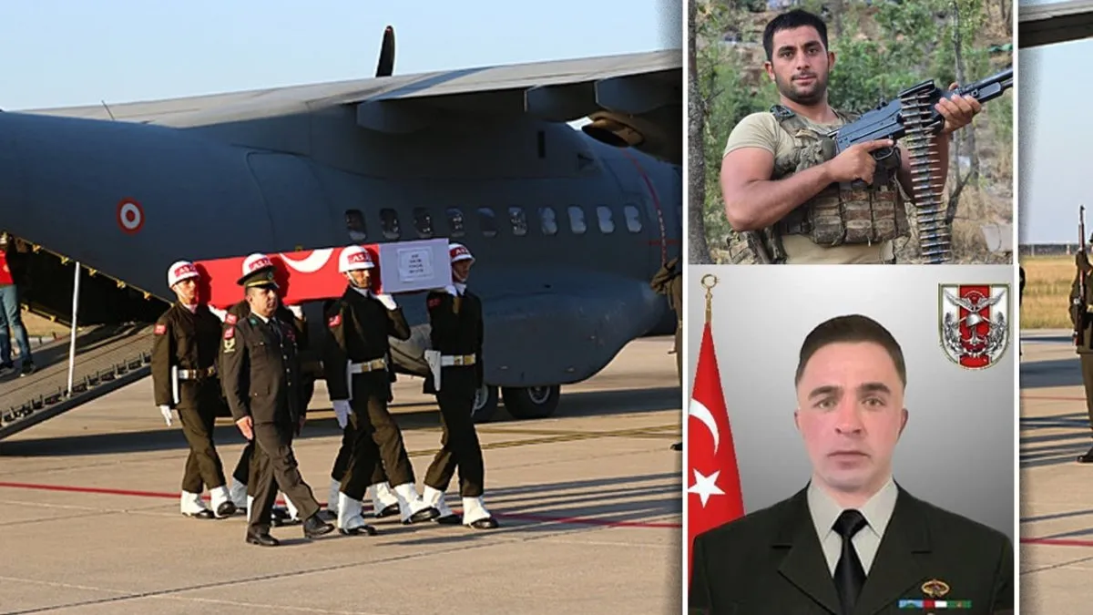Türkiye şehitlerini uğurladı: Kahraman askerler için memleketlerinde cenaze töreni!