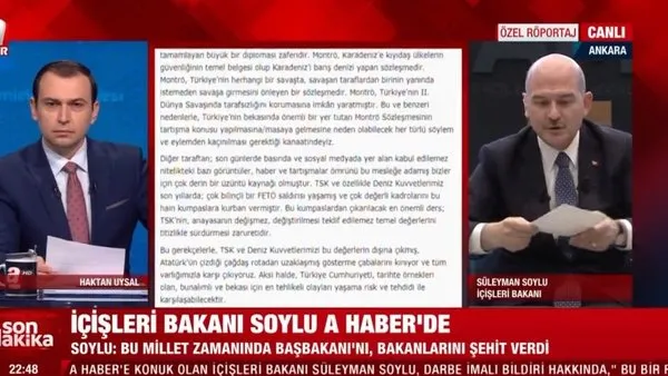 SON DAKİKA | İçişleri Bakanı Süleyman Soylu canlı yayında ilk kez açıkladı! 