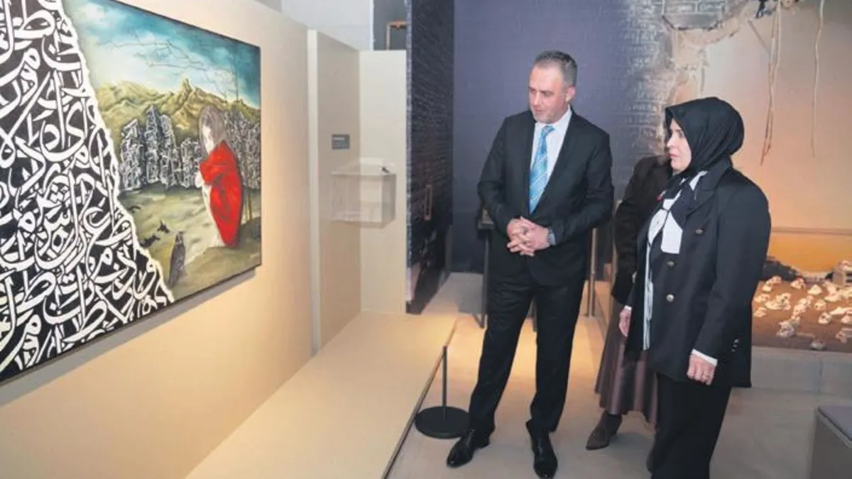 Filistin’e destek için ‘Sessiz Ayakkabılar’ sergisi Filistin’e destek için ‘Sessiz Ayakkabılar’ sergisi