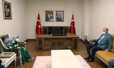 Başkan Erdoğan, siyam ikizleri ile bir araya geldi