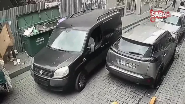 Fatih'te sürücüye döner bıçağıyla saldıran kağıt toplayıcısı tutuklandı | Video