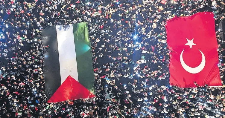 Türkiye Gazze için ayakta